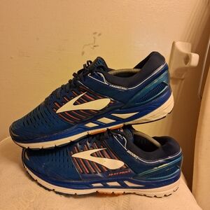 Brooks Men’s Blue Transcend 5 Running Shoes Size 14